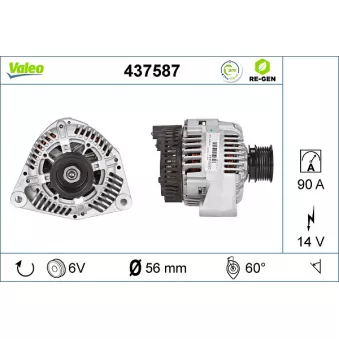 Alternateur VALEO OEM A0101544702