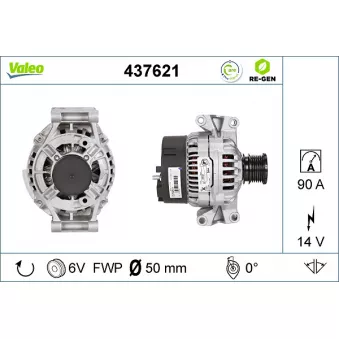Alternateur VALEO OEM 0111540602