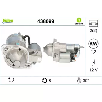 Démarreur VALEO OEM 3610038090