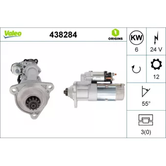 Démarreur VALEO 438284
