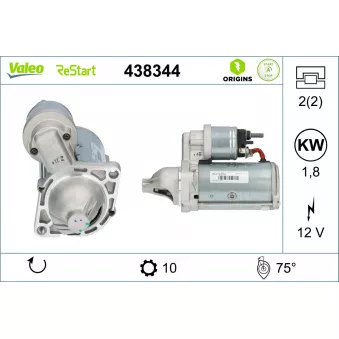 Démarreur VALEO 438344