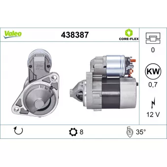 Démarreur VALEO OEM 233001F77C