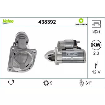 Démarreur VALEO OEM 1349920080
