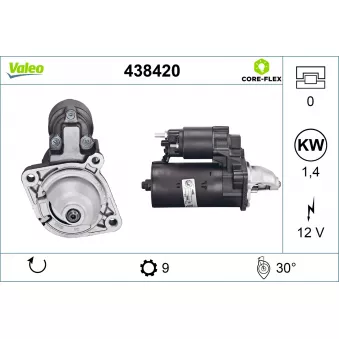 Démarreur VALEO OEM 12411354823