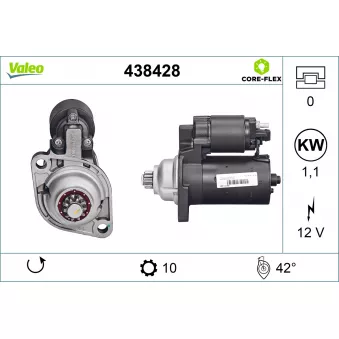 Démarreur VALEO OEM 02A911023LX