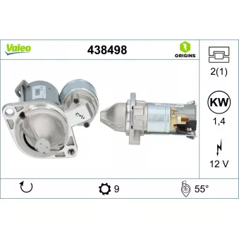 Démarreur VALEO OEM 12417505979