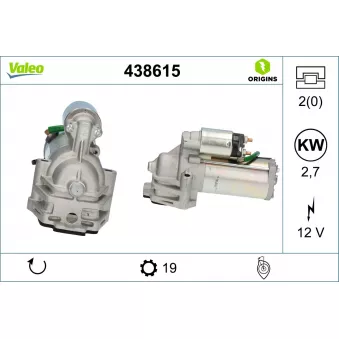 Démarreur VALEO OEM 4509615