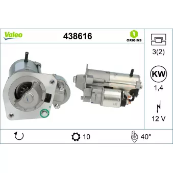 Démarreur VALEO OEM 1379703