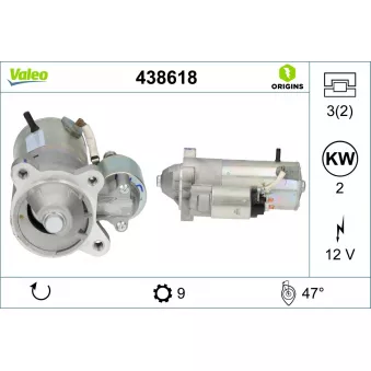 Démarreur VALEO OEM 6G9N11000EB