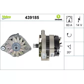 Alternateur VALEO OEM 872235
