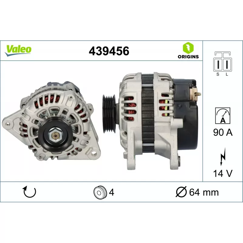 Alternateur VALEO 439456 - Visuel 1