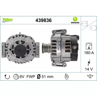 Alternateur VALEO OEM 0009068802