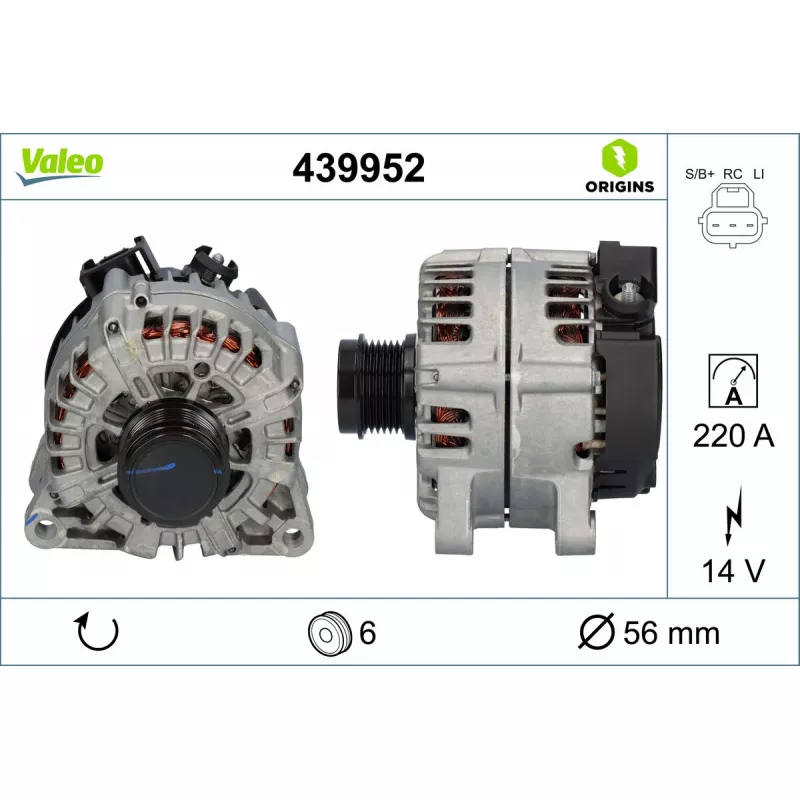Alternateur VALEO 439952 - Visuel 1