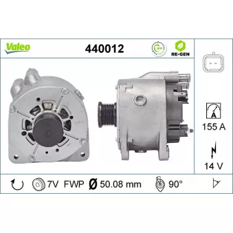 Alternateur VALEO OEM 8200495268