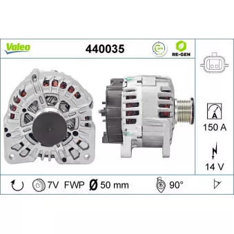 Alternateur VALEO OEM 231000024R