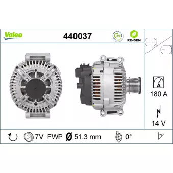 Alternateur VALEO OEM 04896808AA