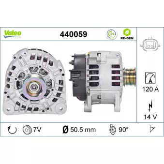 Alternateur VALEO OEM 7711368603
