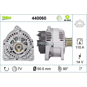 Alternateur VALEO OEM 7711368602