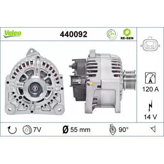 Alternateur VALEO OEM 8200660043