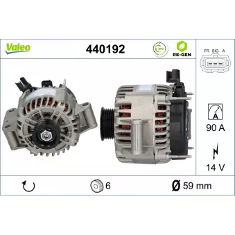 Alternateur VALEO OEM 1S7T10300BC
