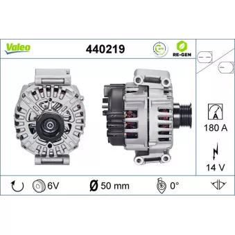 Alternateur VALEO OEM A0131543502