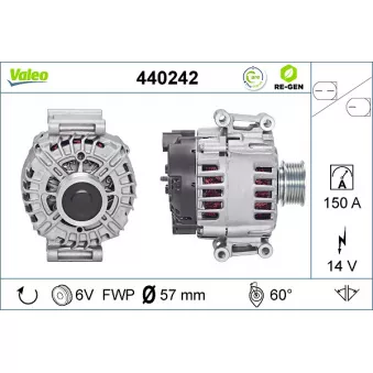 Alternateur VALEO OEM 06D903016D