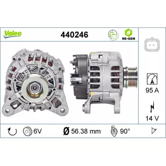 Alternateur VALEO OEM 231005780R