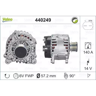 Alternateur VALEO OEM 03L903023FX