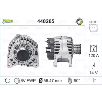 Alternateur VALEO OEM 231007707R