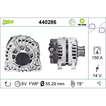 Alternateur VALEO OEM 1609957280