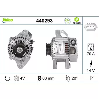 Alternateur VALEO OEM 2706021011