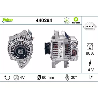 Alternateur VALEO OEM 2706021031
