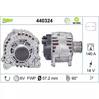 Alternateur VALEO OEM 03P903023D
