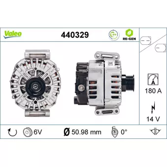 Alternateur VALEO OEM 0141543302