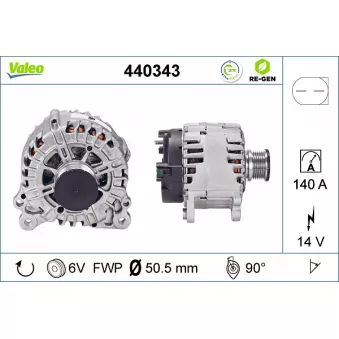 Alternateur VALEO OEM 03L903023C
