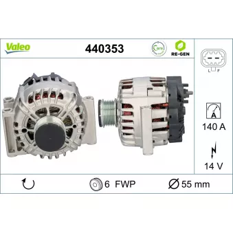 Alternateur VALEO OEM 1202219