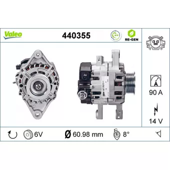 Alternateur VALEO OEM 270600Q140