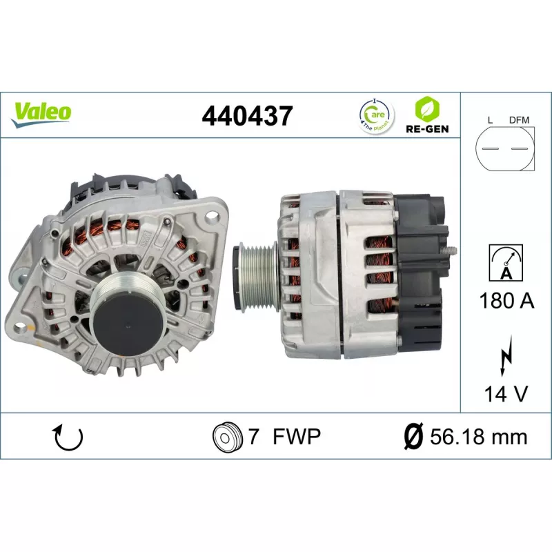 Alternateur VALEO 440437 - Visuel 1
