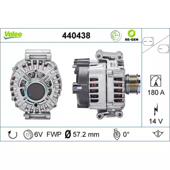Alternateur VALEO OEM 06H903017KX