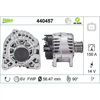 Alternateur VALEO OEM 231005770R