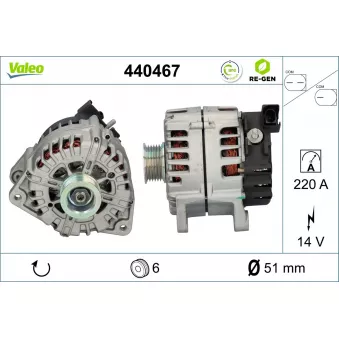 Alternateur VALEO OEM 9063705