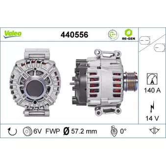 Alternateur VALEO OEM 06J903023R