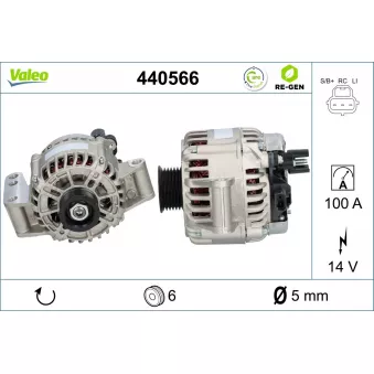 Alternateur VALEO OEM 2S6T10300FC