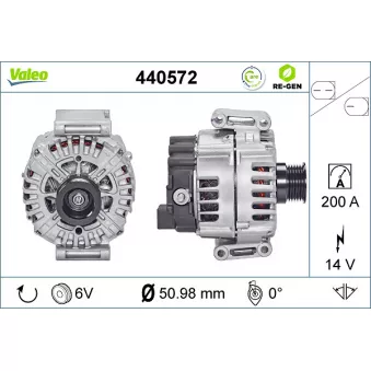 Alternateur VALEO OEM 0009062822