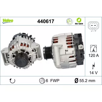 Alternateur VALEO OEM 1202312