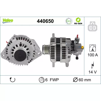 Alternateur VALEO OEM 95520887