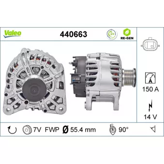 Alternateur VALEO 440663