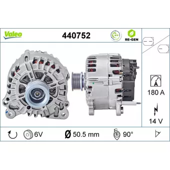 Alternateur VALEO OEM 03N903023B