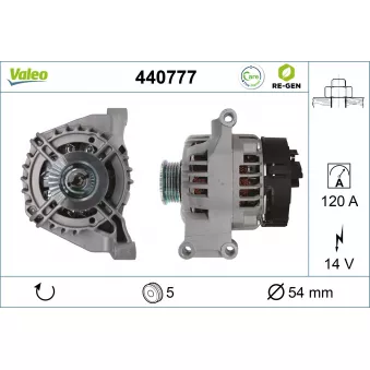 Alternateur VALEO OEM 52003529