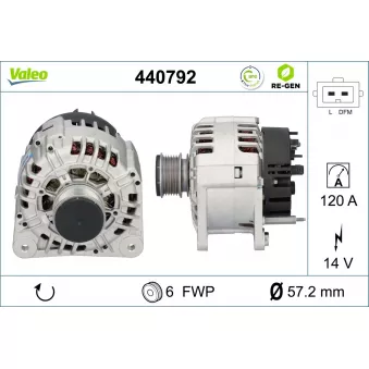 Alternateur VALEO OEM 38903023J